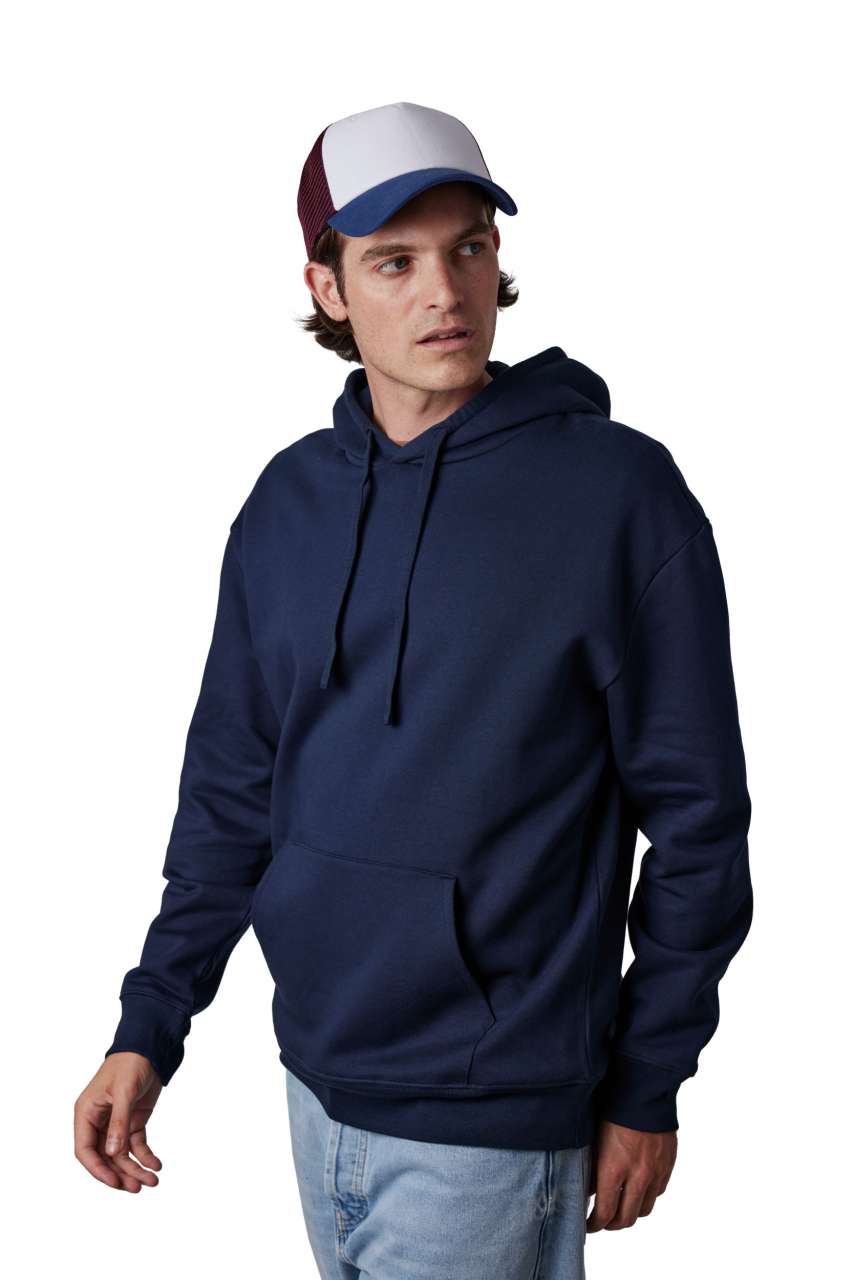 TRUCKER CAP - 5 PANELS - Indigo/Indigo/Wine - modelimageurl