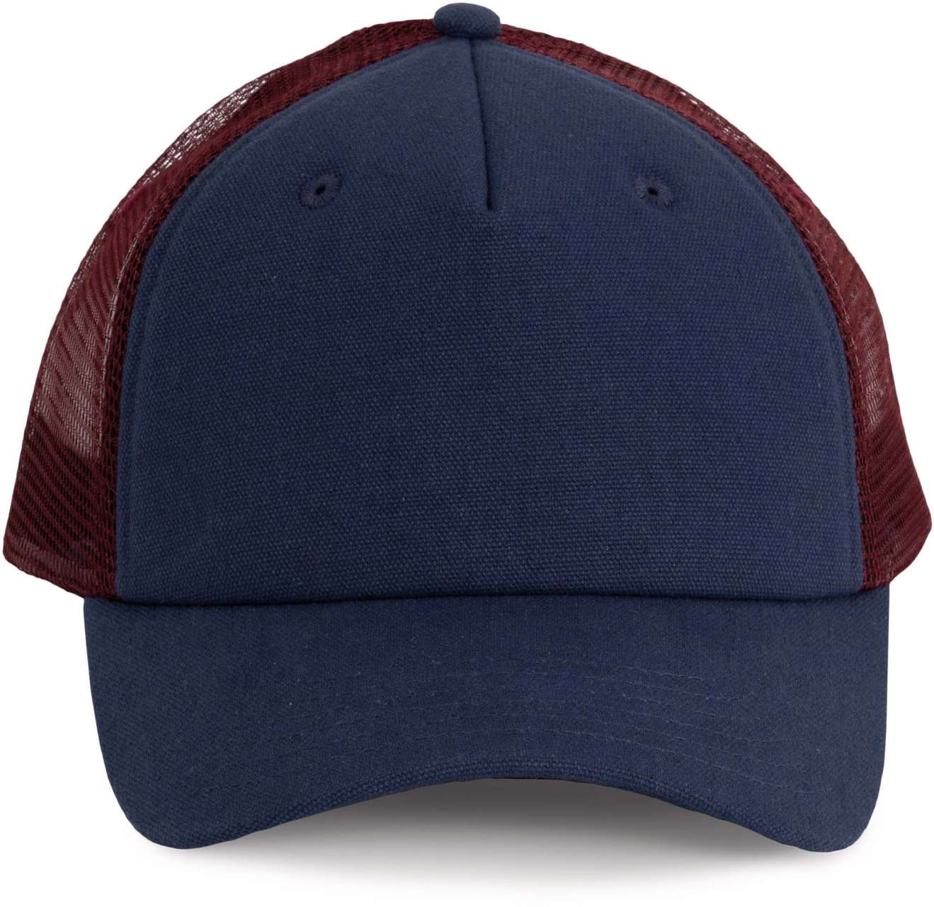TRUCKER CAP - 5 PANELS - Indigo/Indigo/Wine - colorimageurl