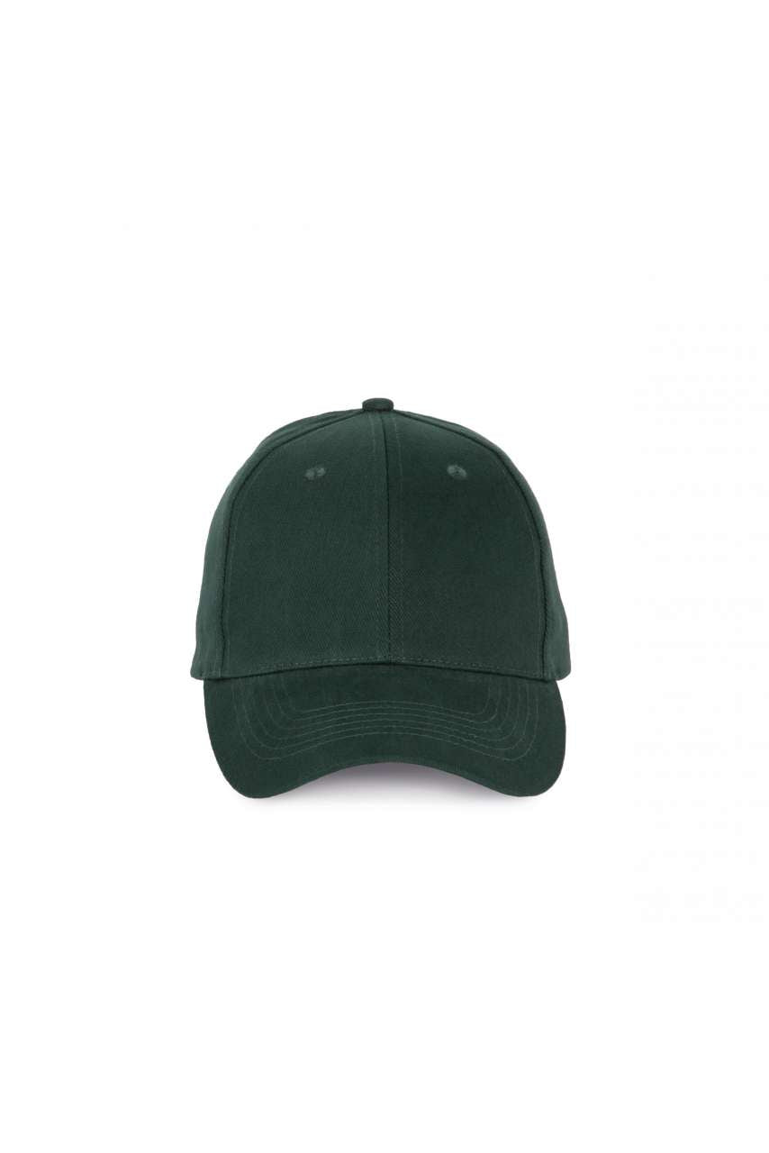 6 PANELS COTTON CAP - Forest Green - colorimageurl