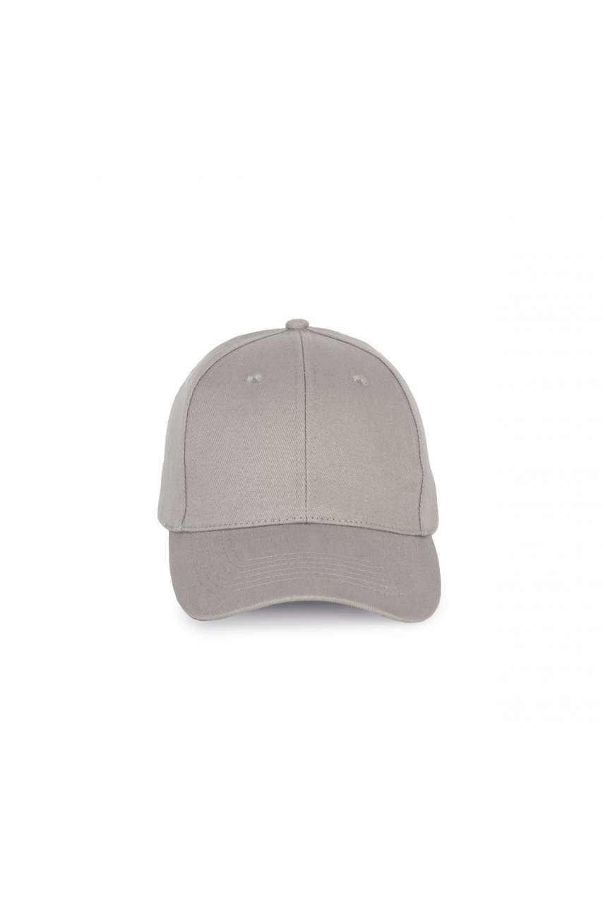 6 PANELS COTTON CAP - Light Grey - colorimageurl