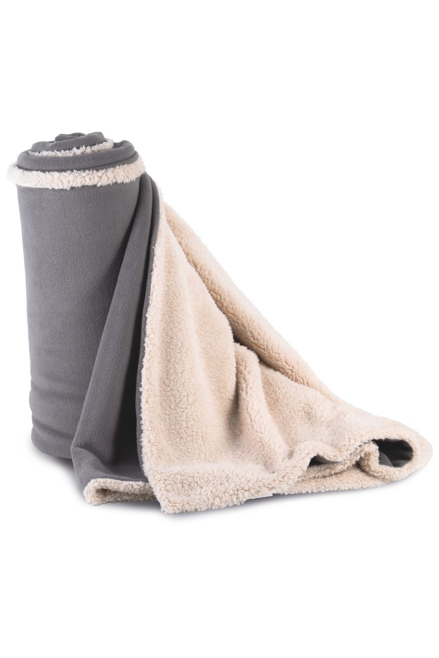 SHERPA BLANKET - Beige - modelimageurl