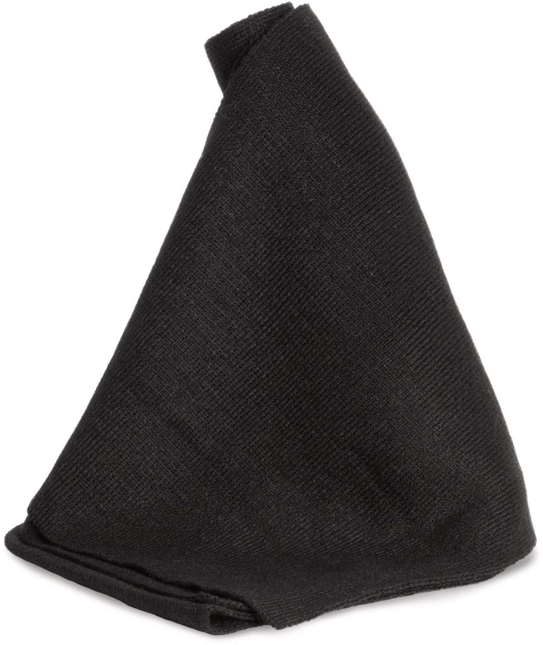 KNITTED SCARF - Black - colorimageurl