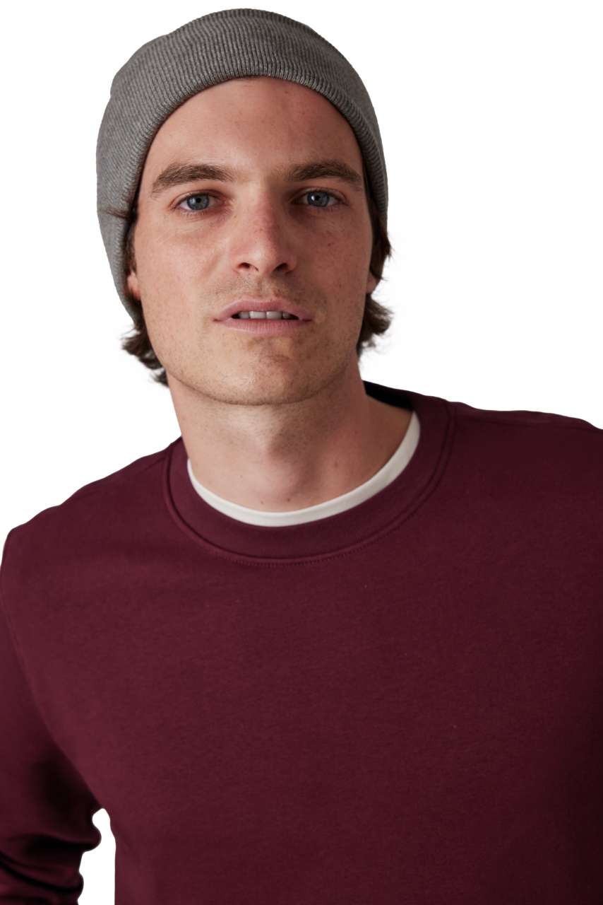 BEANIE WITH TURN-UP - Dark Grey - Additional