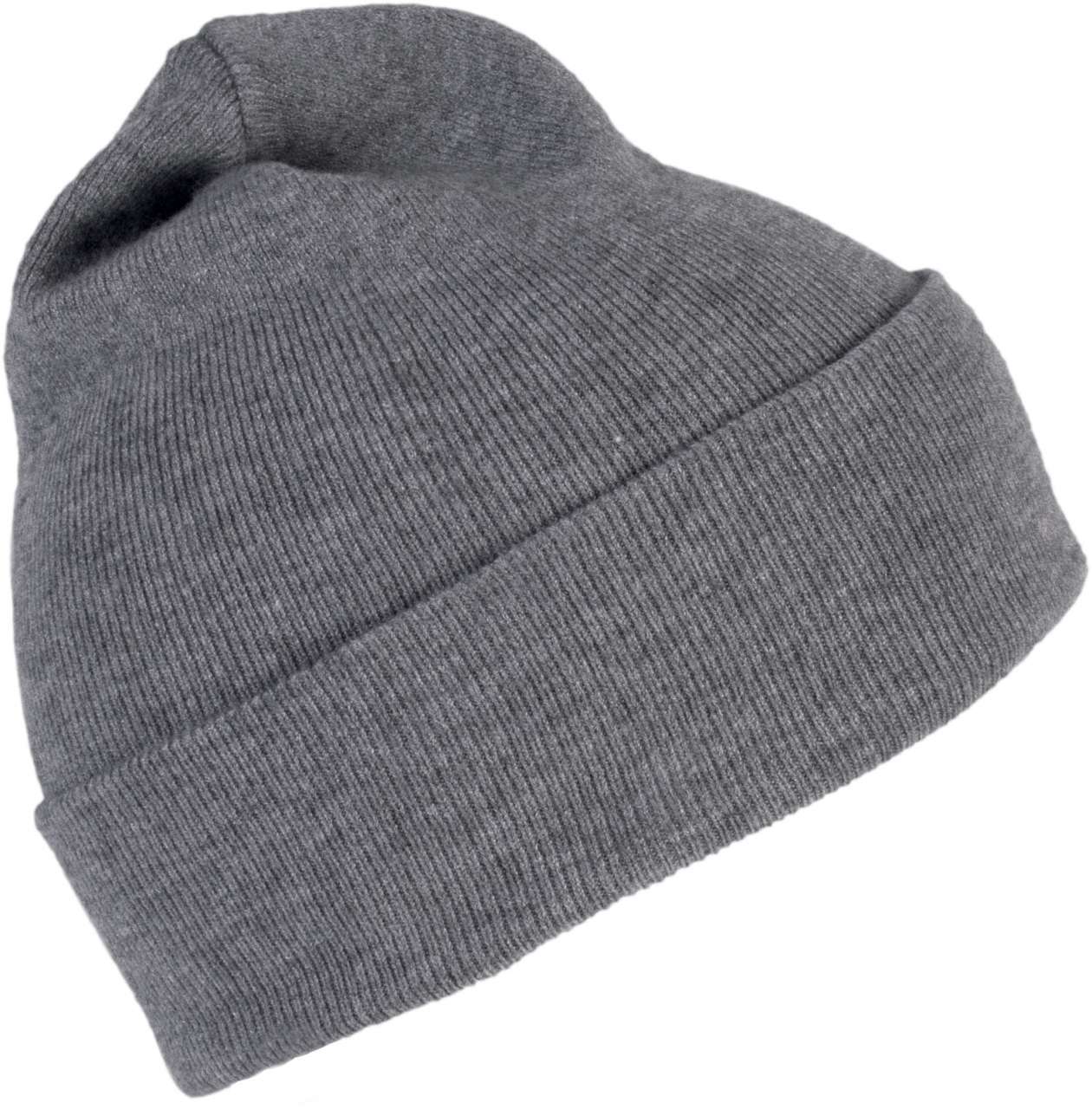 BEANIE WITH TURN-UP - Off Grey - Additional