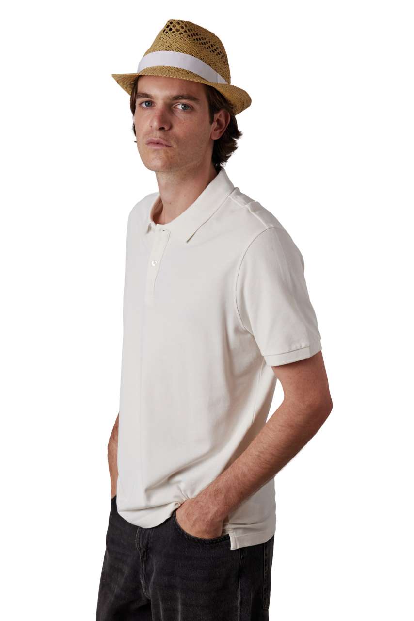 BRAIDED PANAMA HAT - Natural - Model