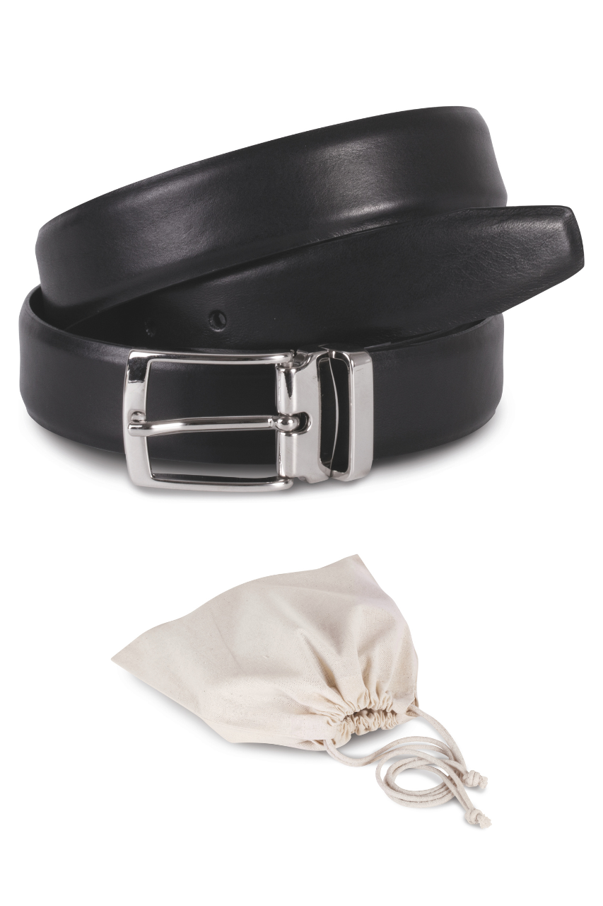 LEATHER BELT - 30MM - Dark Brown - Model