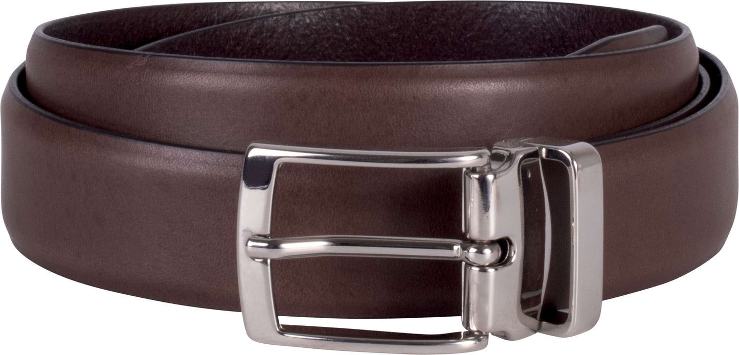 LEATHER BELT - 30MM - Dark Brown - Main