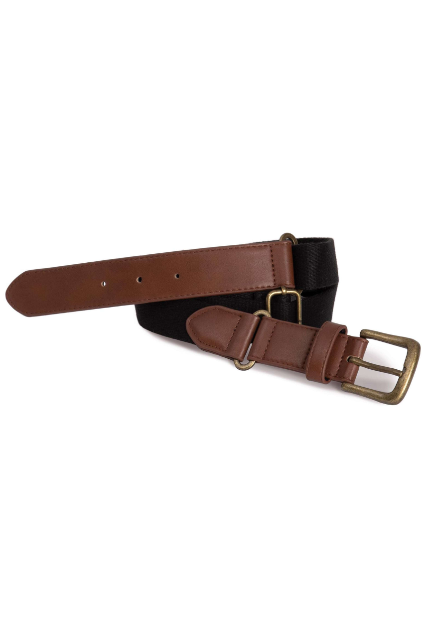 LOOP BELT - Light Brown/Black - Model