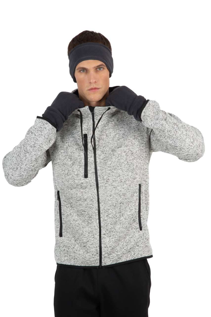 FLEECE HEADBAND - Black - Additional