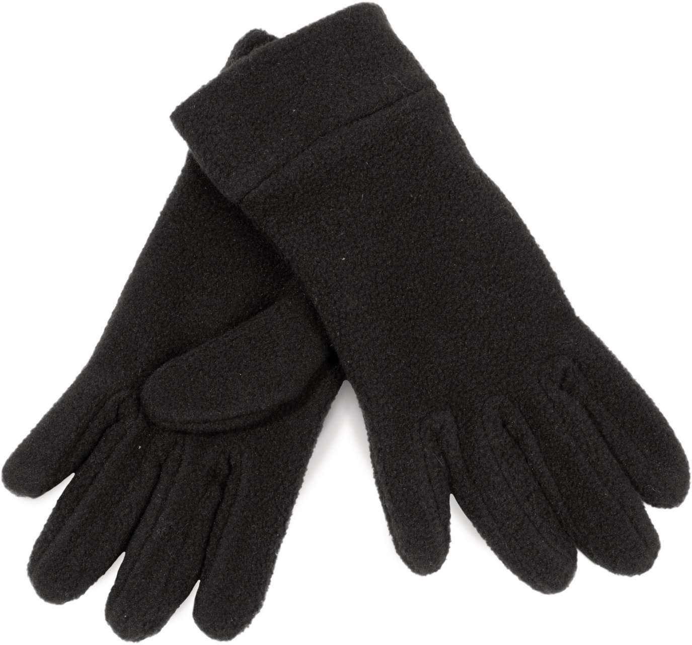 KIDS' FLEECE GLOVES - Black - Main