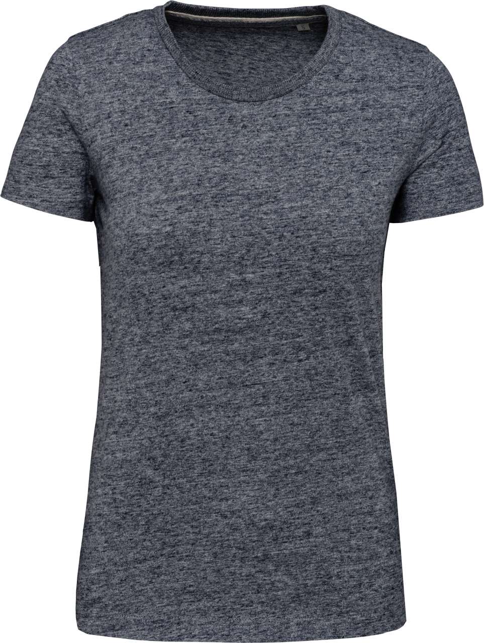 LADIES' VINTAGE SHORT SLEEVE T-SHIRT - Night Blue Heather - colorimageurl