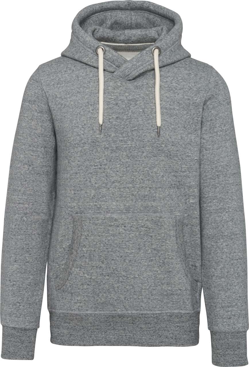 HOODED SWEATSHIRT - Slub Grey Heather - colorimageurl