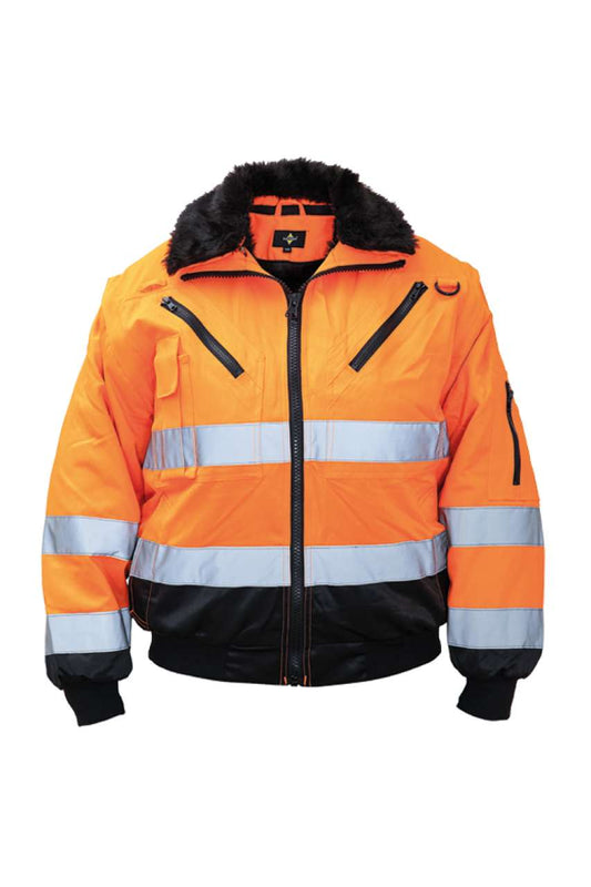 4-IN-1 PILOT JACKET - Orange - colorimageurl