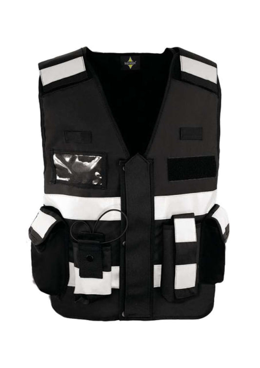 TACTICAL SAFETY VEST "BONN" - Black - colorimageurl