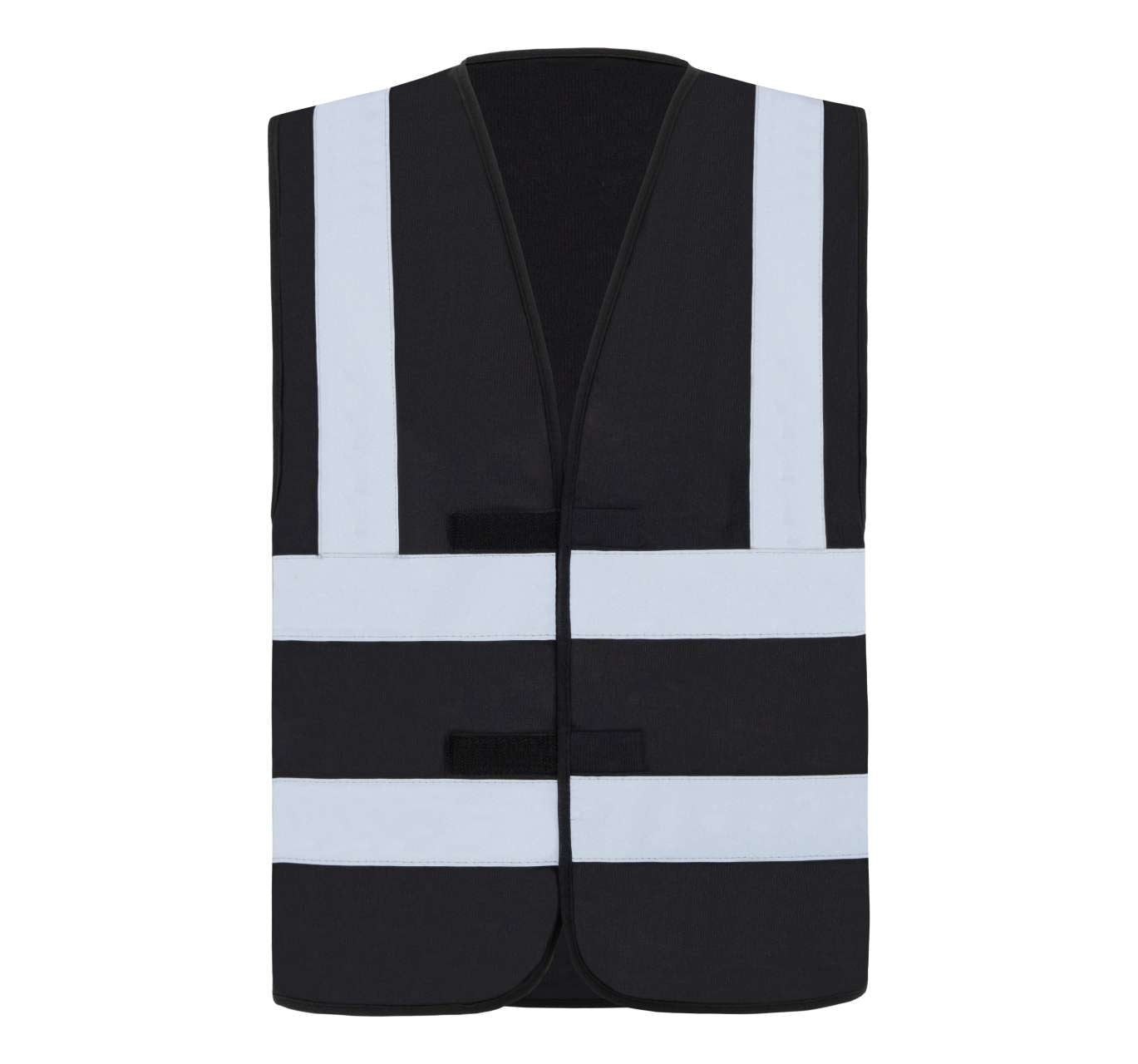 SAFETY / FUNCTIONAL VEST "HANNOVER" - FOUR REFLECTIVE STRIPES - Black - colorimageurl
