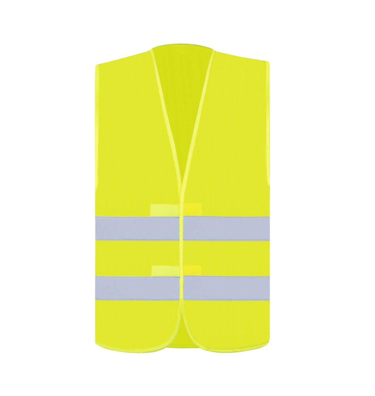 BASIC SAFETY VEST FOR PRINT "KARLSRUHE" - 2 VELCRO - Yellow - colorimageurl