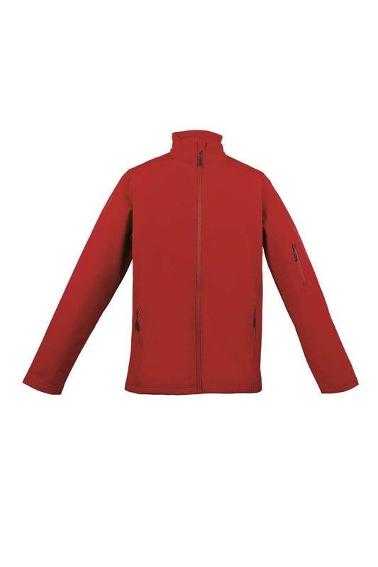 MEN’S 3-LAYER SOFTSHELL JACKET - Red - colorimageurl
