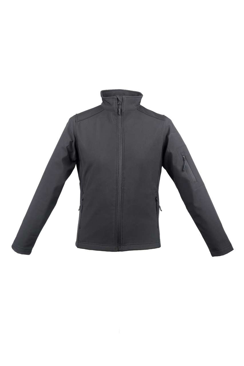 WOMEN’S 3-LAYER SOFTSHELL JACKET - Charcoal - colorimageurl
