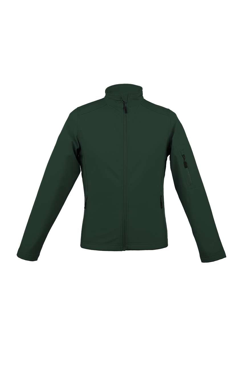 WOMEN’S 3-LAYER SOFTSHELL JACKET - Forest Green - colorimageurl