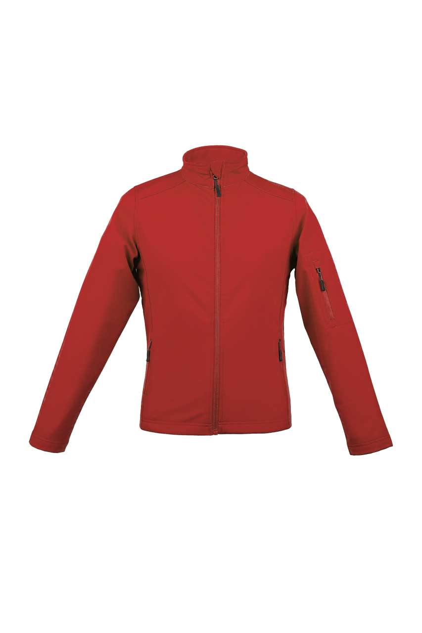 WOMEN’S 3-LAYER SOFTSHELL JACKET - Red - colorimageurl