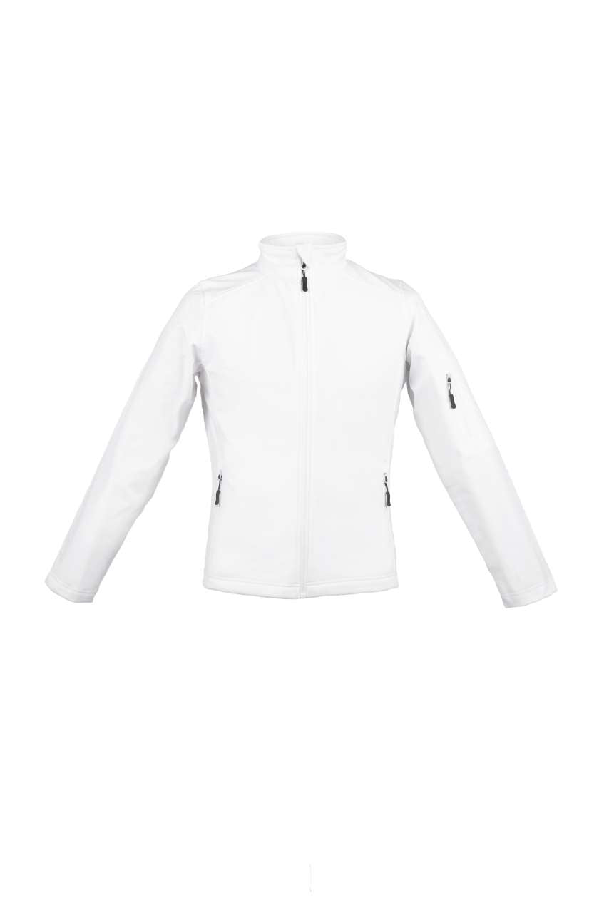 WOMEN’S 3-LAYER SOFTSHELL JACKET - White - colorimageurl