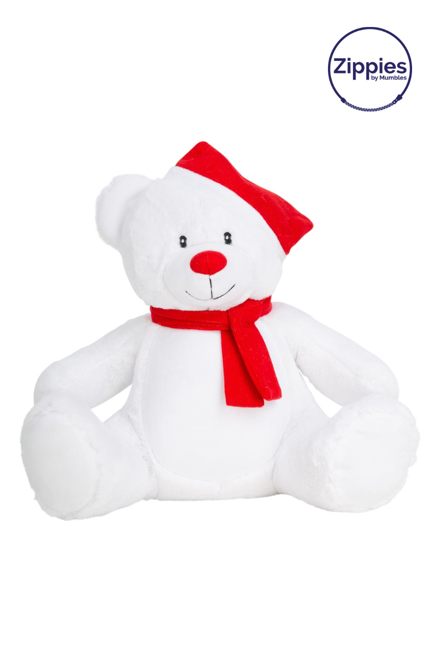CHRISTMAS ZIPPIE BEAR - White - modelimageurl