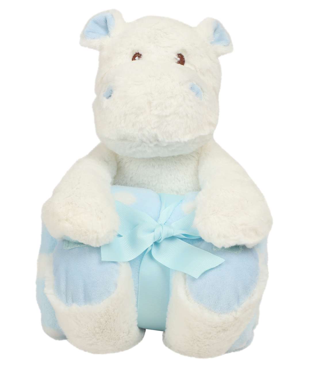 HIPPO WITH BLANKET - White/Pink - colorimageurl