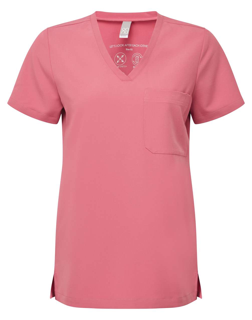 'LIMITLESS' WOMEN’S ONNA-STRETCH TUNIC - Calm Pink - colorimageurl