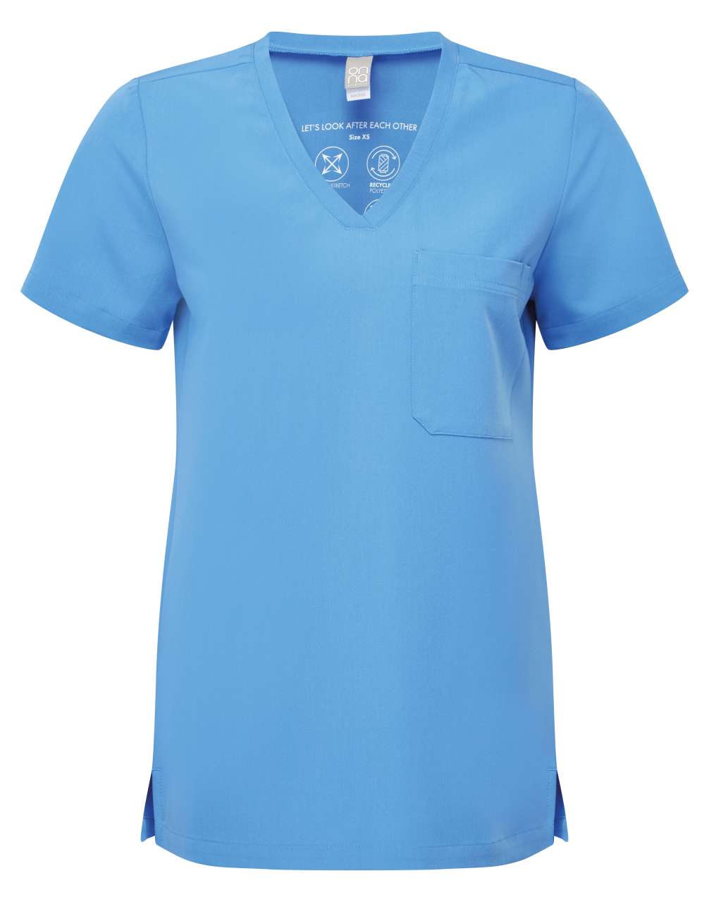 'LIMITLESS' WOMEN’S ONNA-STRETCH TUNIC - Ceil Blue - colorimageurl