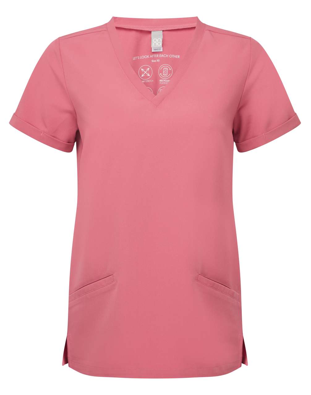 'INVINCIBLE' WOMEN’S ONNA-STRETCH TUNIC - Calm Pink - colorimageurl