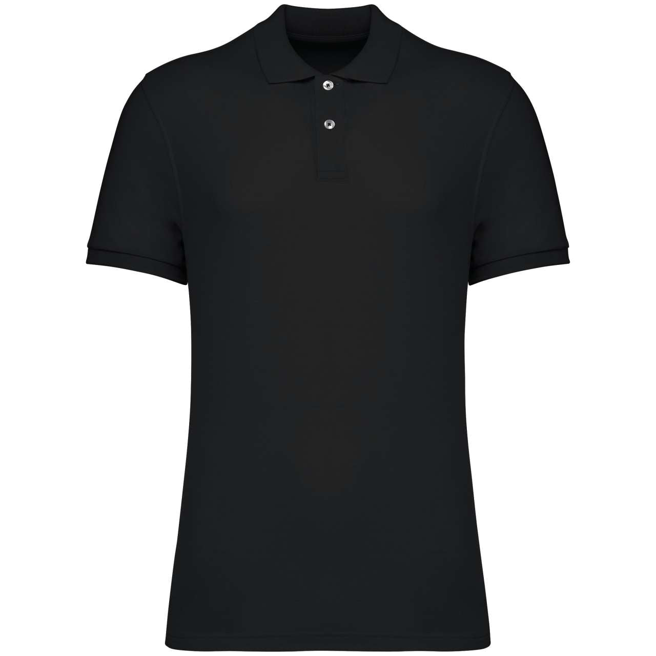 NATIVE SPIRIT PIQUE POLO - Black - colorimageurl