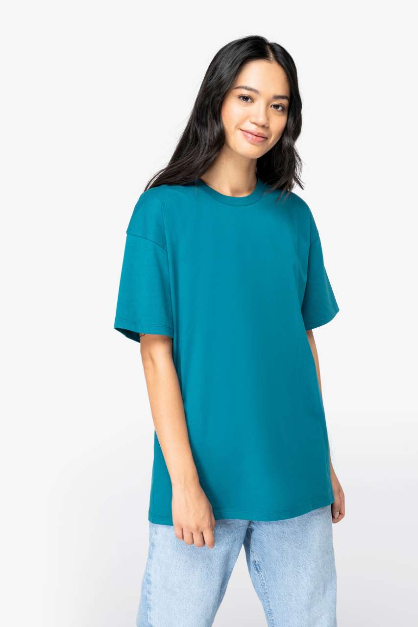 LADIES’ ECO-FRIENDLY OVERSIZED T-SHIRT - White - modelimageurl