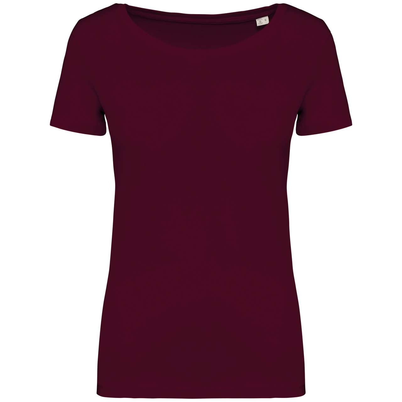 LADIES' T-SHIRT - Dark Cherry - colorimageurl