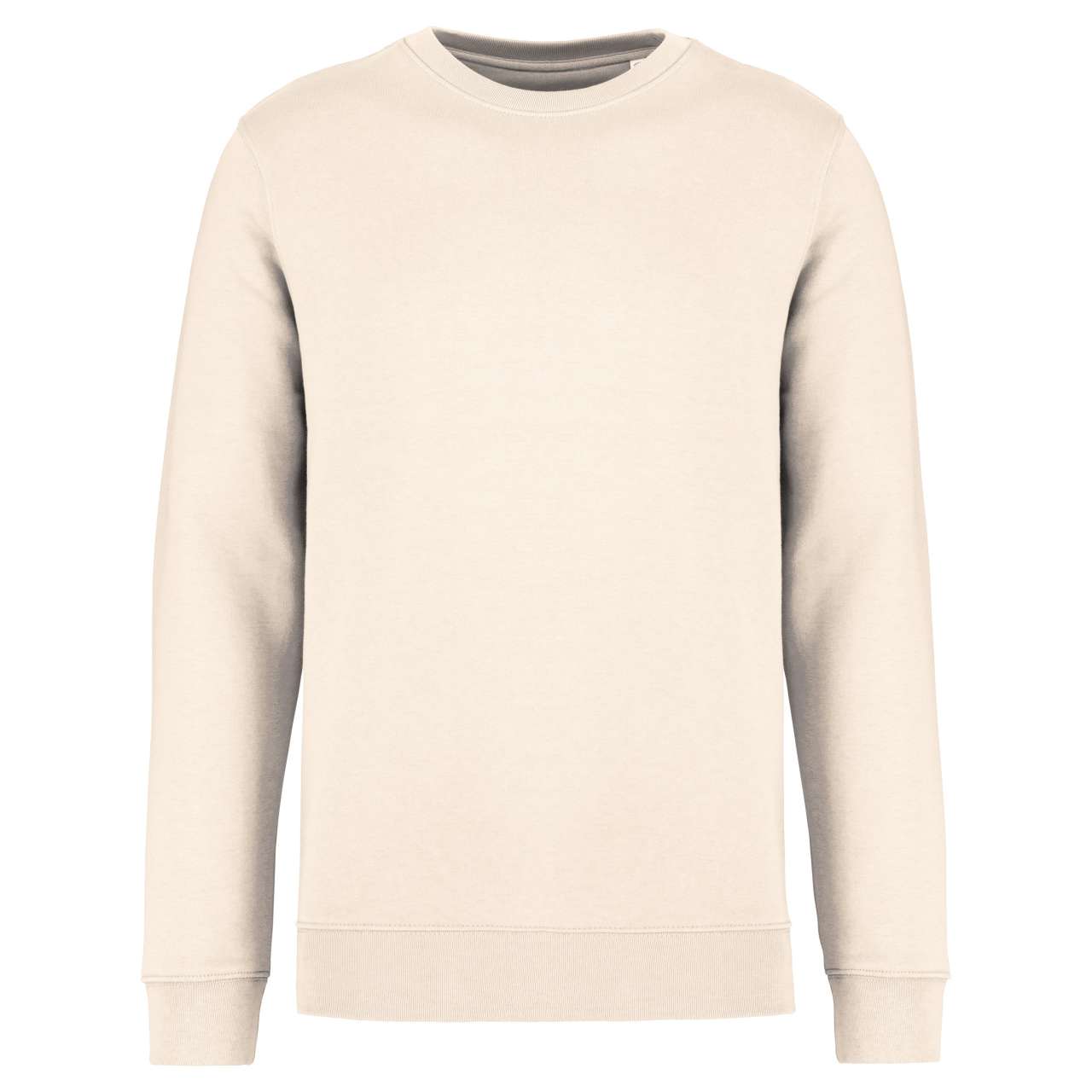 ECO-FRIENDLY UNISEX ROUND NECK SWEATSHIRT - Ivory - colorimageurl