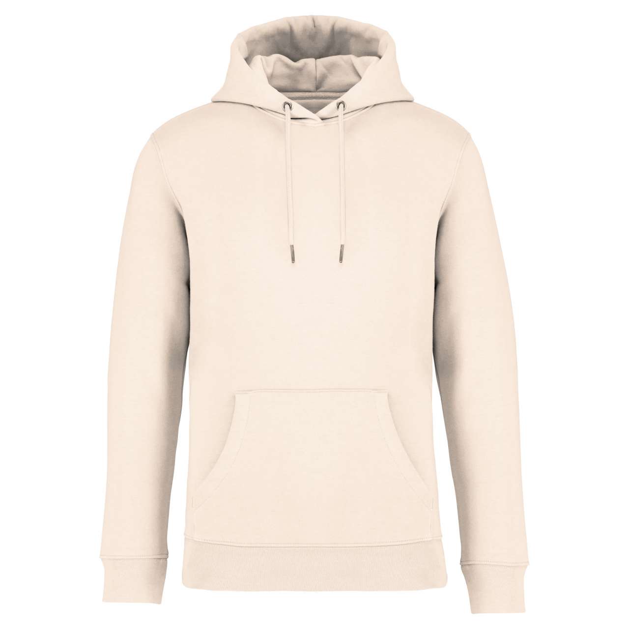 ECO-FRIENDLY UNISEX HOODED SWEATSHIRT - Ivory - colorimageurl