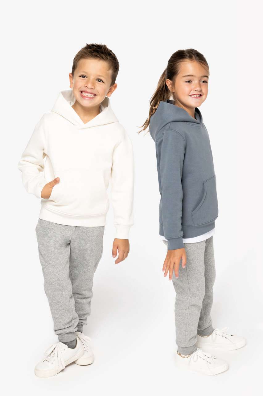 KIDS’ HOODED SWEATSHIRT - Aquamarine - modelimageurl