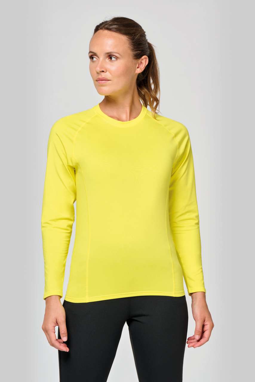 ADULTS' LONG-SLEEVED BASE LAYER SPORTS T-SHIRT - Black - Additional