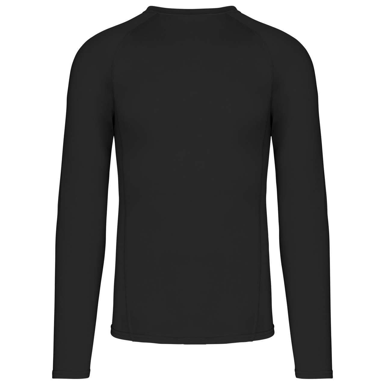 ADULTS' LONG-SLEEVED BASE LAYER SPORTS T-SHIRT - Black - Additional