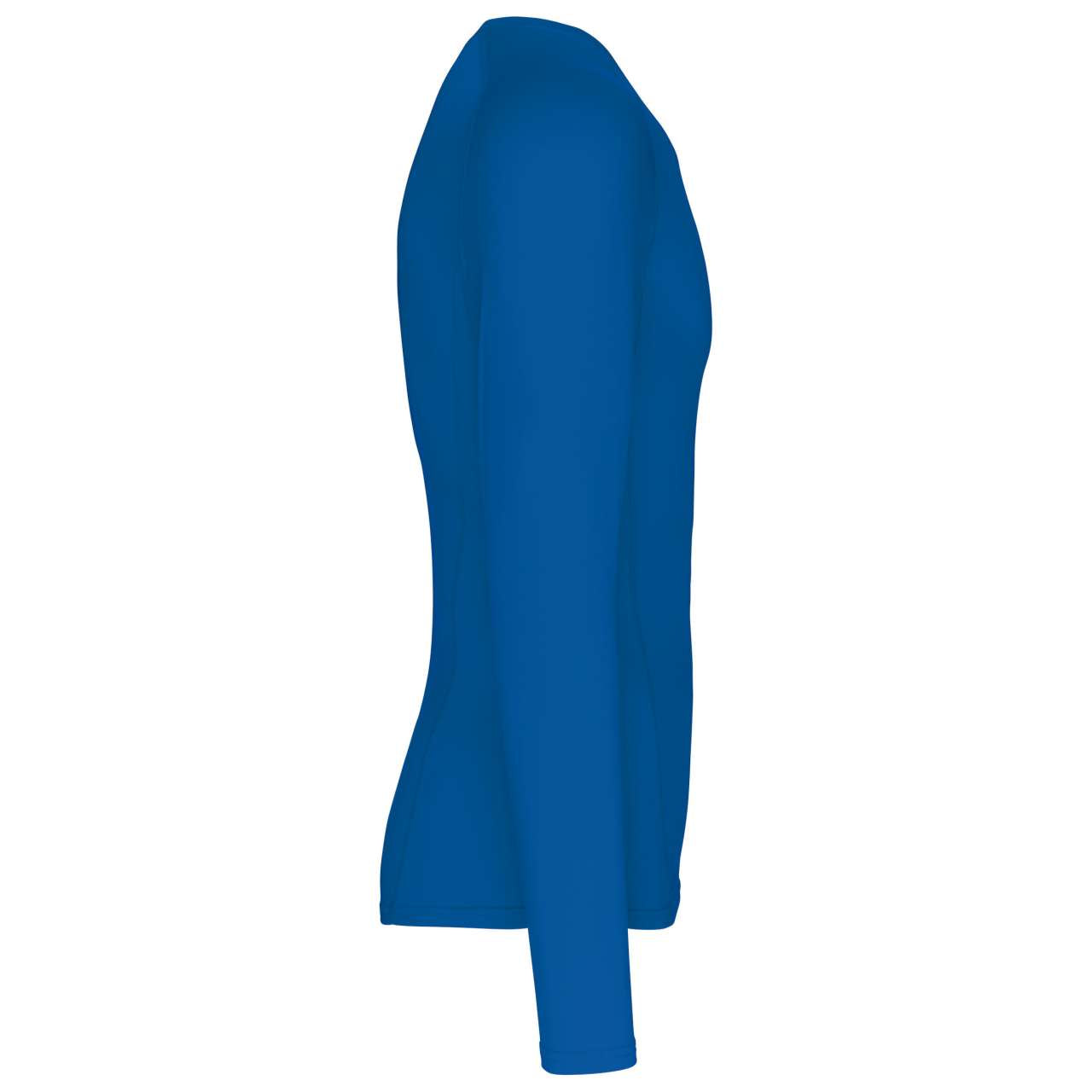 ADULTS' LONG-SLEEVED BASE LAYER SPORTS T-SHIRT - Sporty Royal Blue - Additional