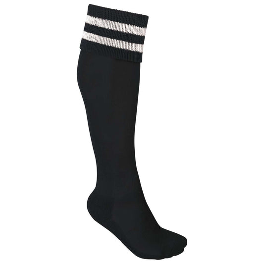 STRIPED SPORTS SOCKS - Black/White - Main