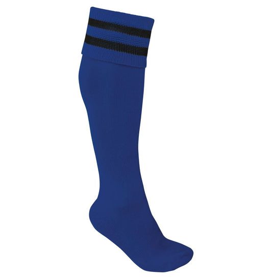STRIPED SPORTS SOCKS - Dark Royal Blue/Black - Main