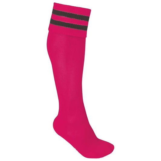 STRIPED SPORTS SOCKS - Sporty Pink/Dark Grey - Main