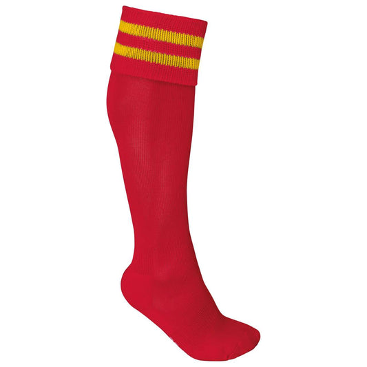 STRIPED SPORTS SOCKS - Sporty Red/Sporty Yellow - Main