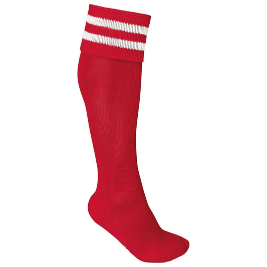 STRIPED SPORTS SOCKS - Sporty Red/White - Main