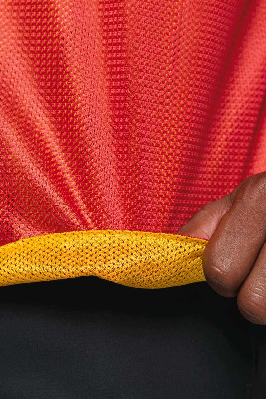 MULTI-SPORTS REVERSIBLE BIB - Sporty Red/Fluorescent Green - Additional