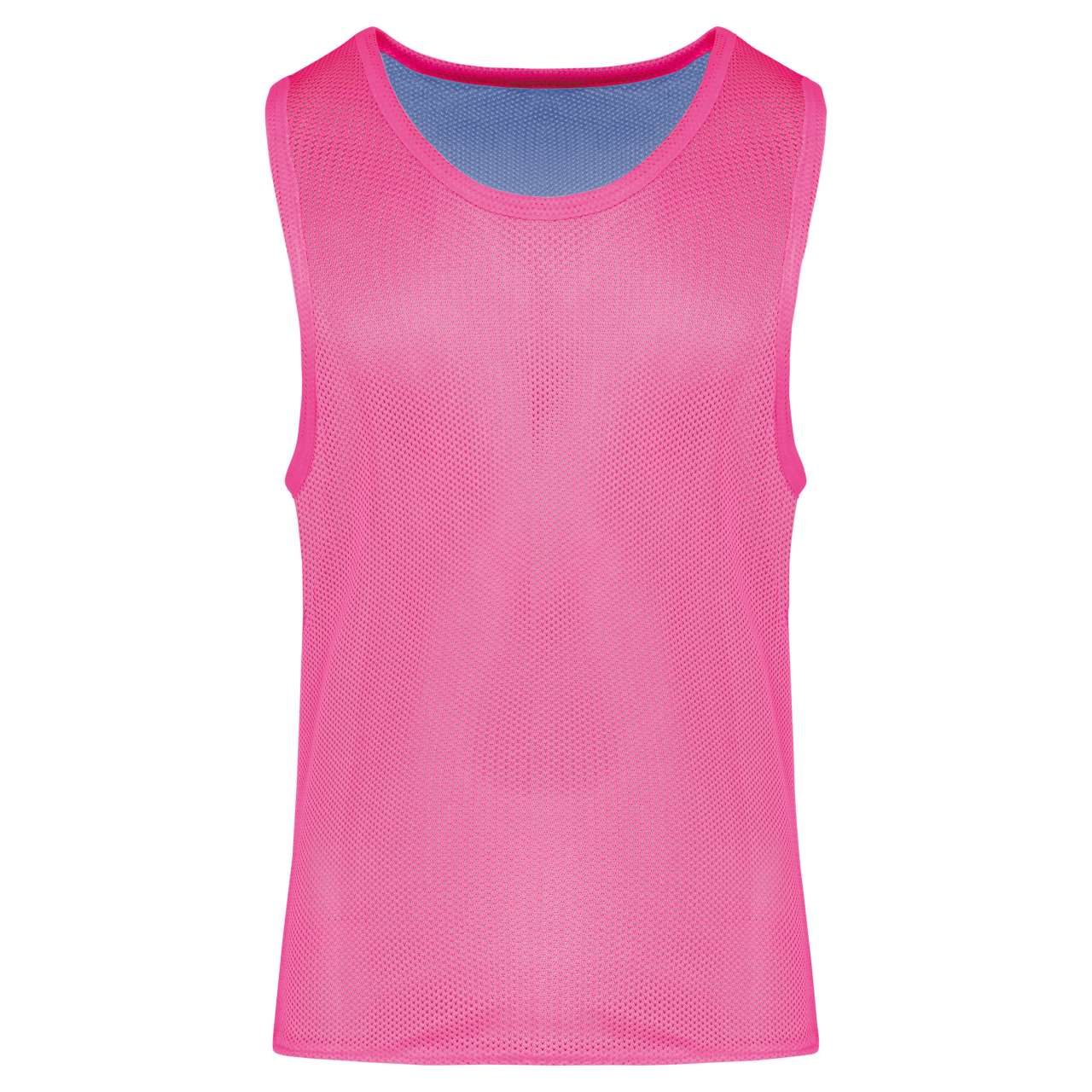 MULTI-SPORTS REVERSIBLE BIB - Fluorescent Pink/Sporty Sky Blue - Main