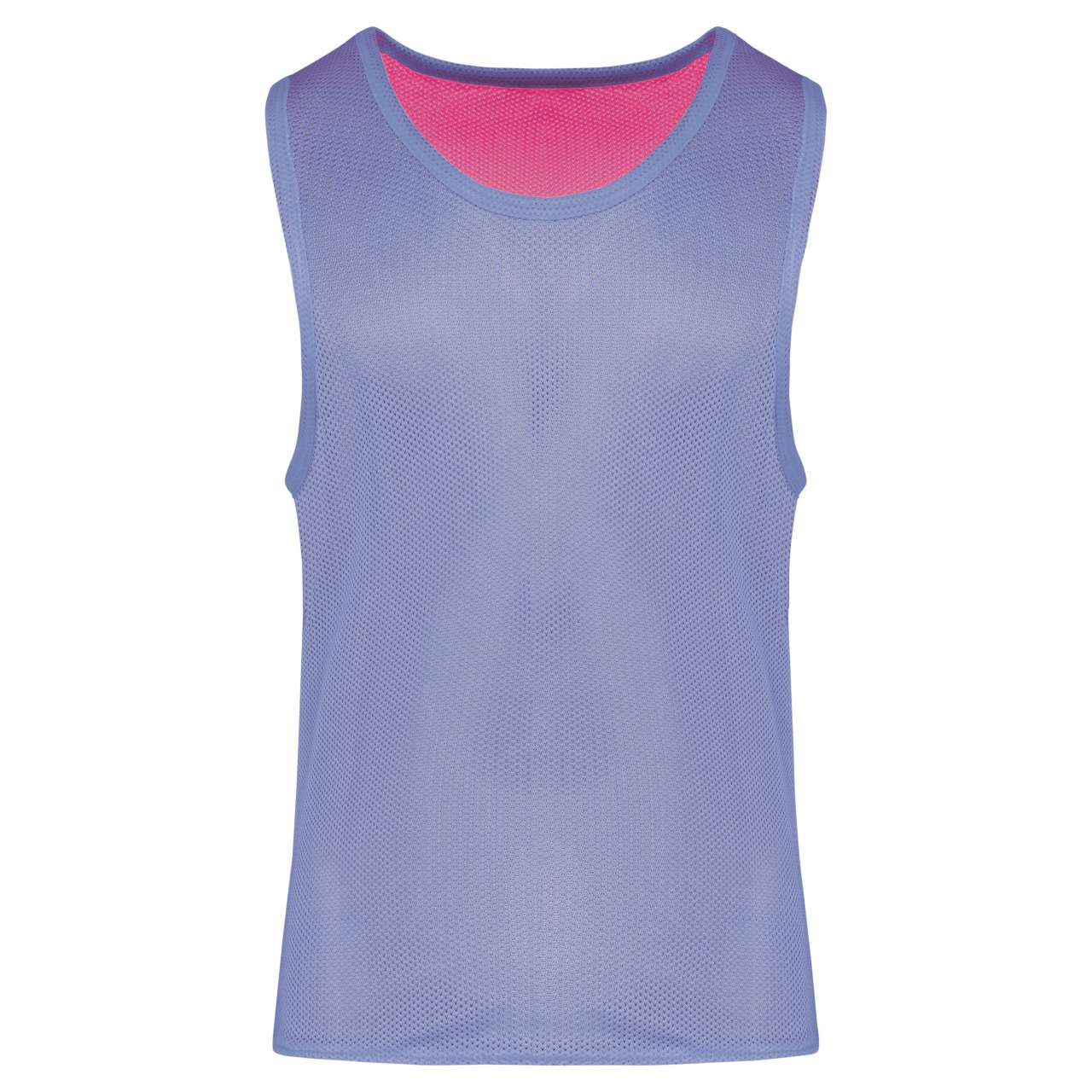 MULTI-SPORTS REVERSIBLE BIB - Fluorescent Pink/Sporty Sky Blue - Additional