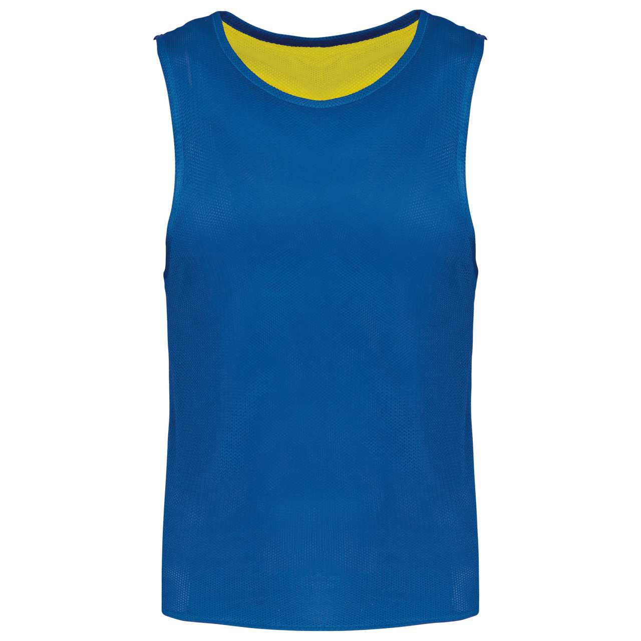MULTI-SPORTS REVERSIBLE BIB - Fluorescent Yellow/Sporty Royal Blue - Main