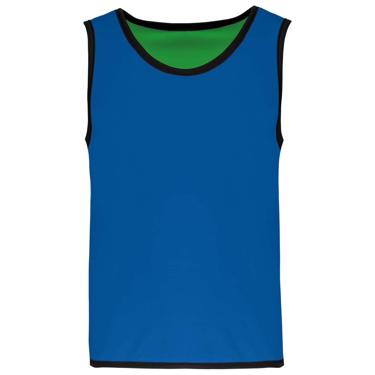 KID'S REVERSIBLE RUGBY BIB - Sporty Royal Blue/Green - colorimageurl