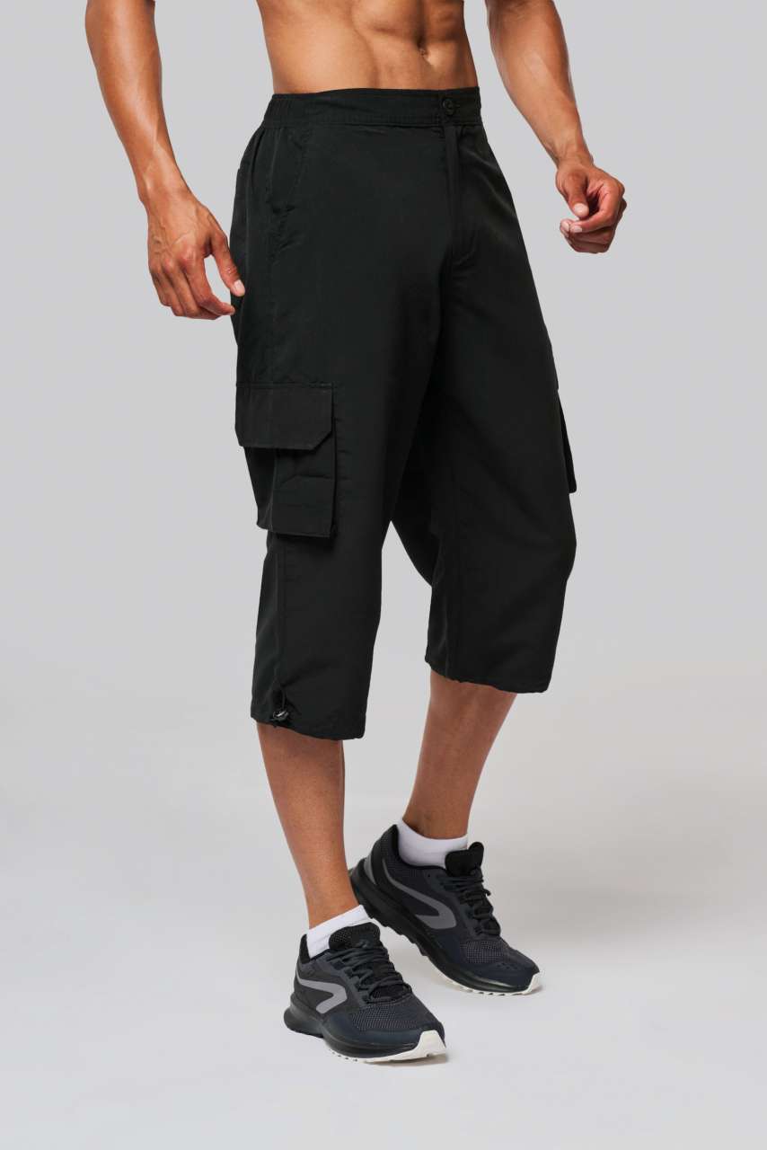 LEISUREWEAR CROPPED TROUSERS - Sporty Navy - modelimageurl